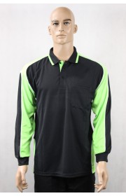 9072# Long sleeve work polo